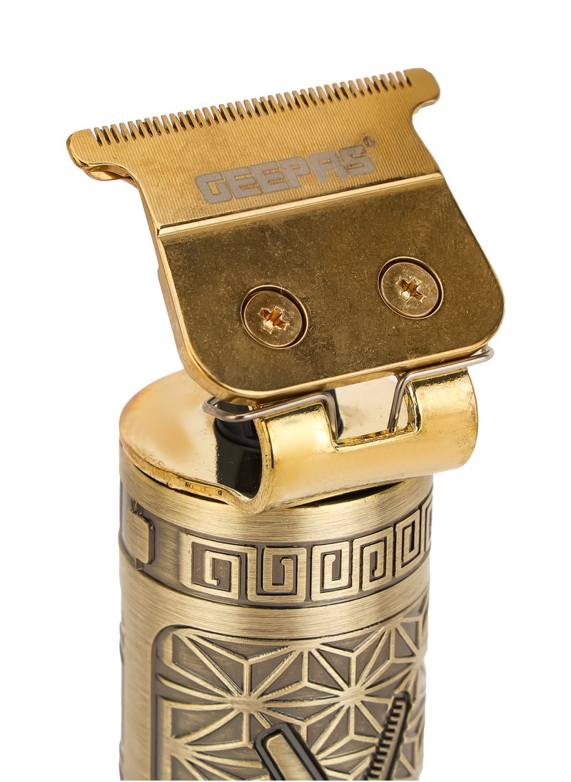 GEEPAS - Professional Digital Hair Clipper- GTR56038| Trimmer with High Capacity Li-ion Battery and Fast Charging| High Performance T-Blade for Efficient Operation, Does not Hurt Scalp| LCD Display - Image 1