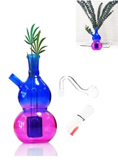 Handmade Home Decorative Multi Layers Mini Glass Vase For Plants and Flowers