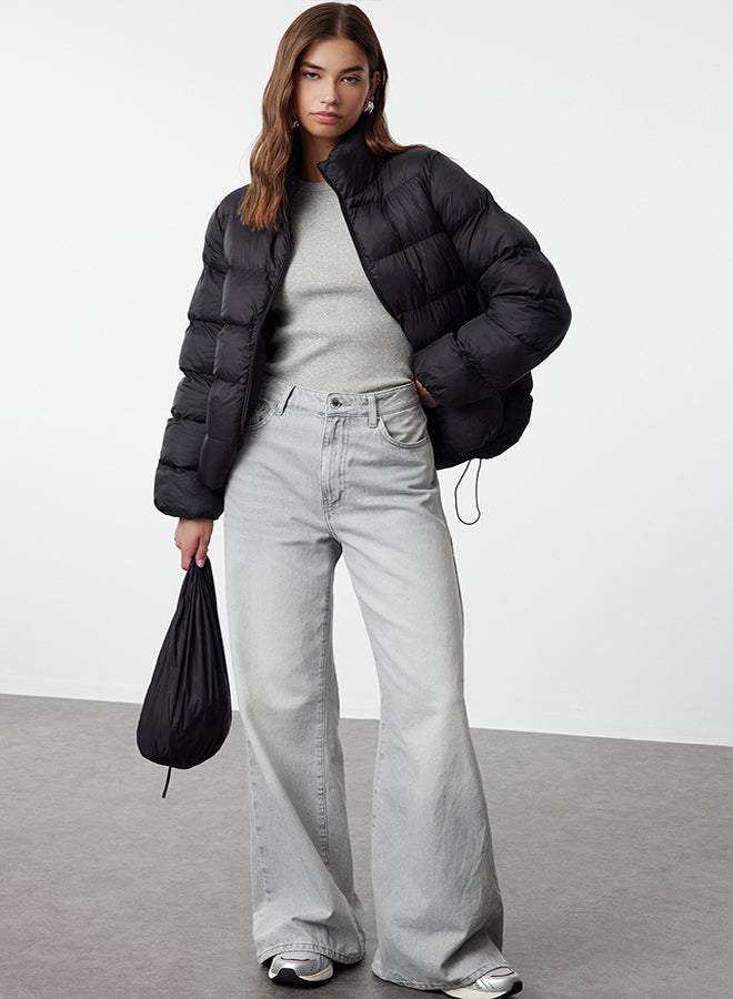 trendyol Water Repellent Puffer Jacket with Black Bag TWOAW24MO00116 - Image 1