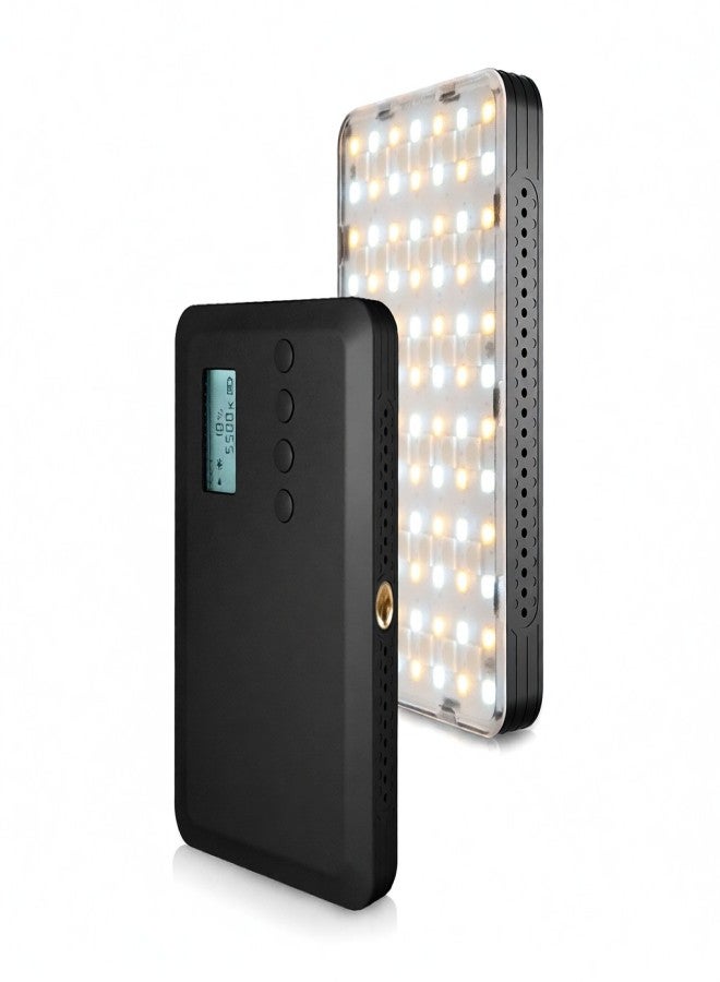 يونجنيو مصباح تصوير YONGNUO YN120 بقوة 8 واط، ثنائي اللون، مزود بإضاءة LED، مناسب للتصوير الفوتوغرافي والفيديو، درجة حرارة اللون من 2500 كلفن إلى 9900 كلفن، قابل للتعتيم، مع شاشة LCD مقاس 0.96 بوصة، 120 مصباح LED، 31 تأثير إضاءة، وصلة ملولبة قياسية 1/4 بوصة - Image 1