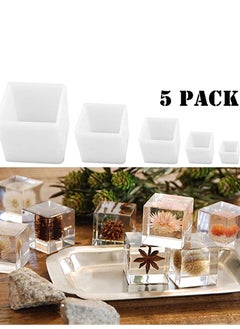 Graffiti Resin 91-Piece Jewelry Making Cube Uv Epoxy Resin Casting Mold Craft Tools  - Image 4