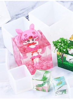 Graffiti Resin 91-Piece Jewelry Making Cube Uv Epoxy Resin Casting Mold Craft Tools  - Image 5