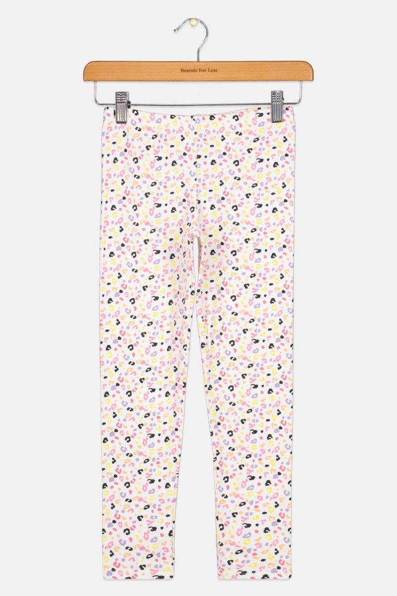 Hamleys Kids Girl Animal Print Pull On Leggings, Multicolor - Image 3