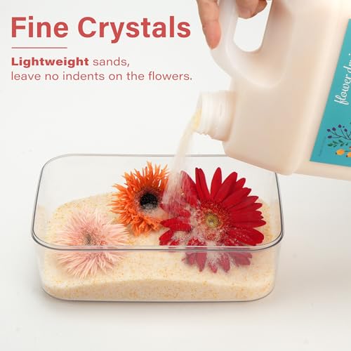 LotFancy Silica Gel Flower Drying, 6 LBS Color Indicating Silica Crystals for Wedding Bouquet Preservation - Image 2