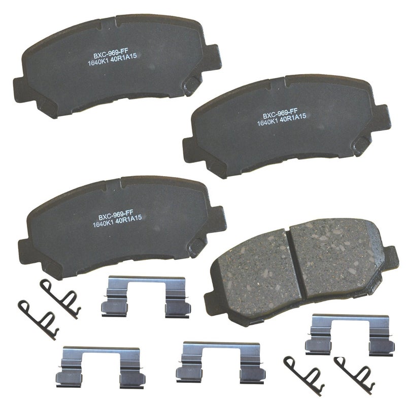 Bendix Premium SBC1640K1 Ceramic Front Brake Pads for Chrysler 200 2015, Dodge Dart 2016-2013 - Image 5