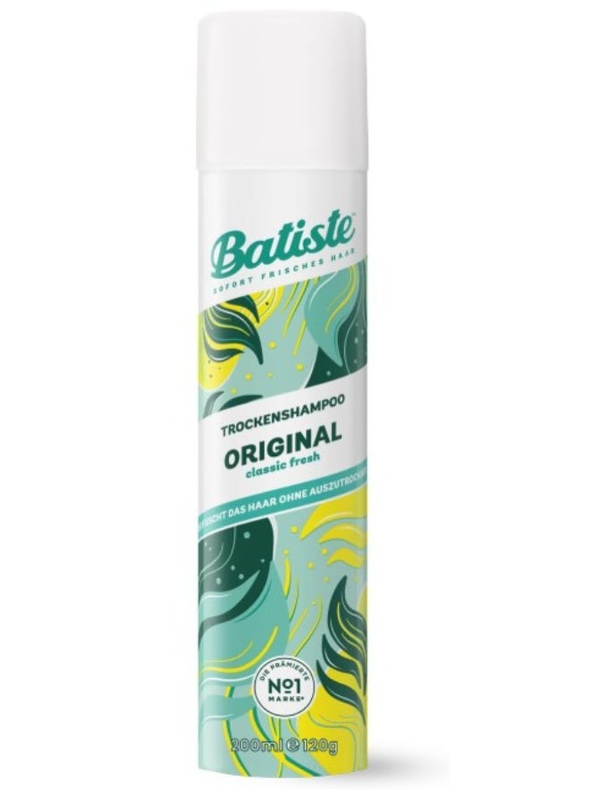 Batiste Dry Shampoo Original 200ml – Waterless Hair Cleanser for Instant Fresh & Voluminous Hair - Image 2