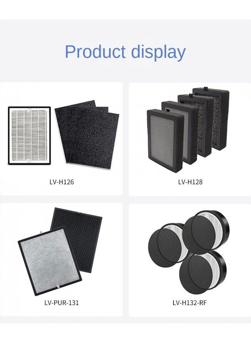 Y&D فلتر تنقية الهواء البديل متوافق مع فلتر ليفويت كارتريدج ملحقات مكنسة كهربائية، مناسب لـ Lv-H132-Rf - Image 4