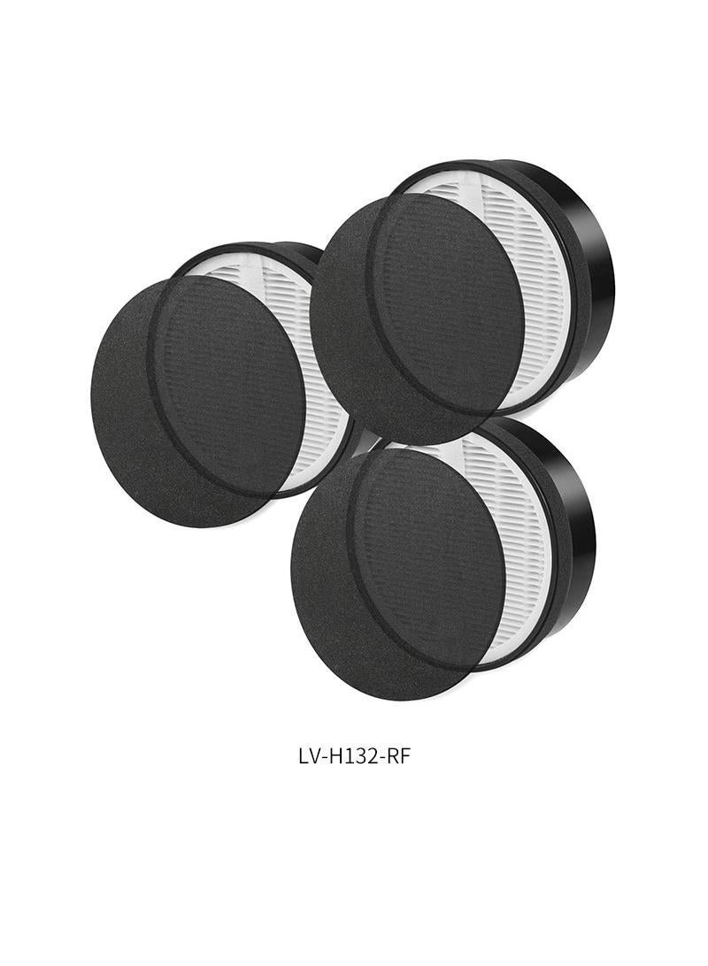 Y&D فلتر تنقية الهواء البديل متوافق مع فلتر ليفويت كارتريدج ملحقات مكنسة كهربائية، مناسب لـ Lv-H132-Rf - Image 1