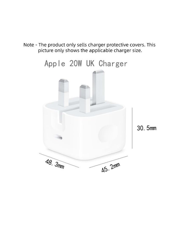 3D cute cartoon ultra-thin protective case compatible with iPhone charger protective case 18/20W fast charging cable protective case data cable protective case - Image 2