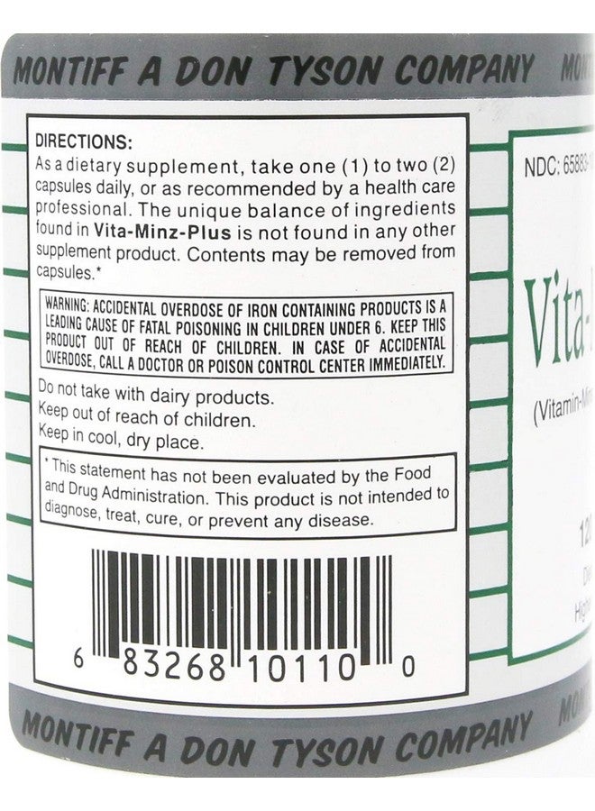 Montiff Vitaminz Plus 120 Capsules - Image 4