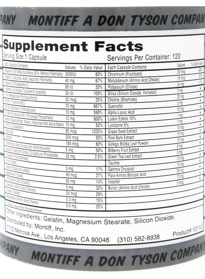 Montiff Vitaminz Plus 120 Capsules - Image 3