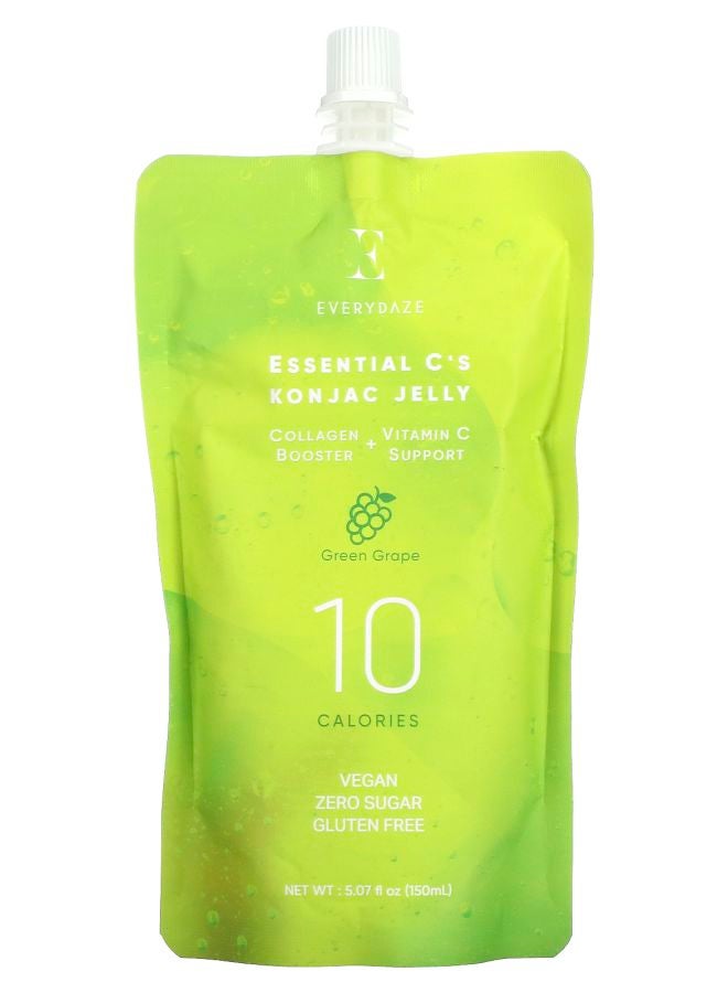 Essential C's Konjac Jelly Green Grape 5.07 fl oz (150 ml)