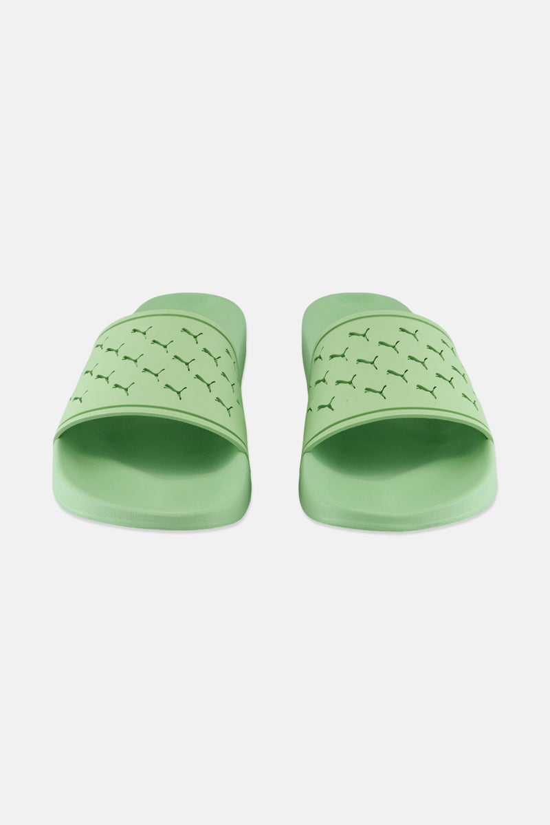 PUMA Men Leadcat 20 Cut Out Slip On Slides, Mint Green - Image 4