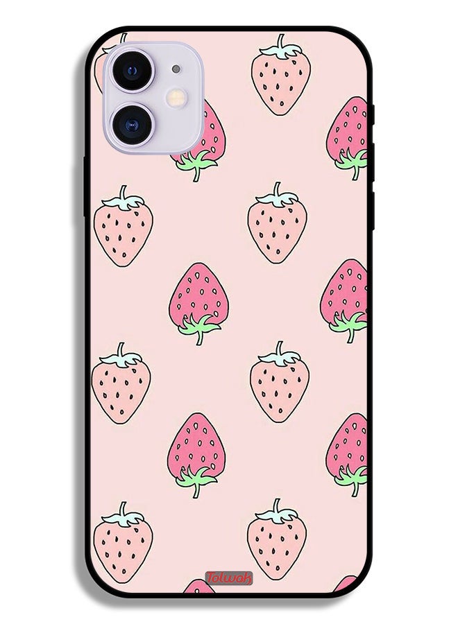 Tolwak Apple iPhone 11 Protective Case Strawberry Icon - Image 2