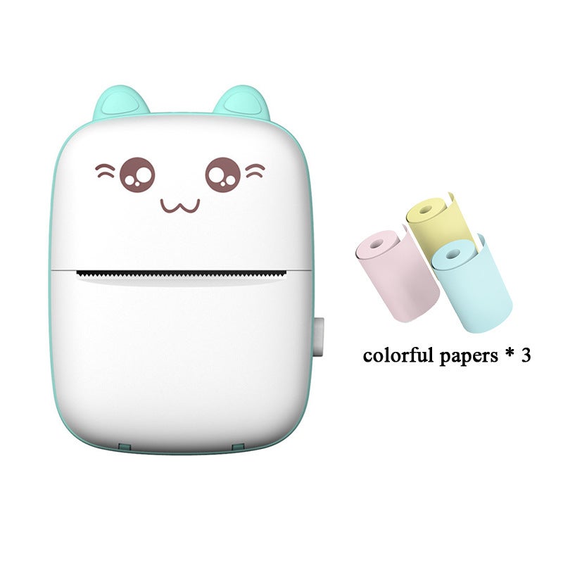 Mini Small Portable Printer Po Search Po Thermal Printing Student Wrong Question Factory - Image 1