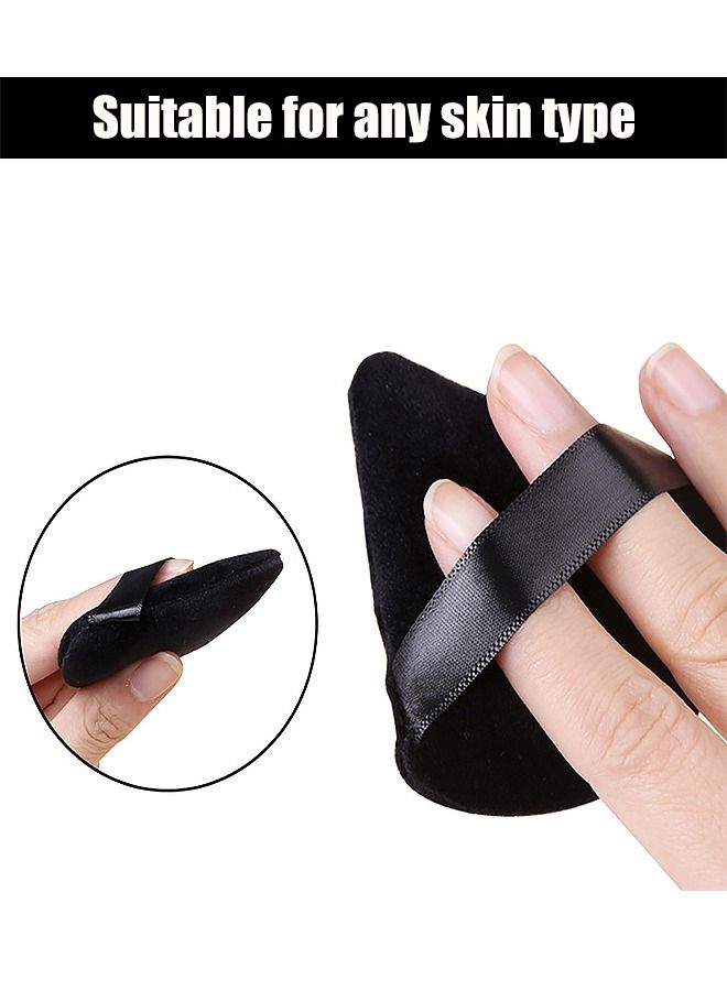 3 Pcs Triangular Velvet Sponge Suitable For Dry And Wet Face Makeup Make Makeup Look More Three Dimensional And Natural，Soft And Skin Friendly Apply Makeup Evenly Time Saving And Fast Mild Convenience - Image 4