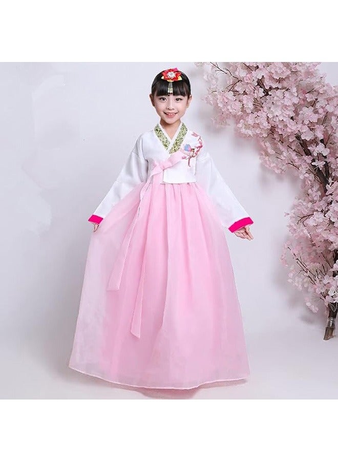 Beauenty Gril KoreanTraditional Long Sleeve Hanbok Dress Cosplay Costume - Image 2