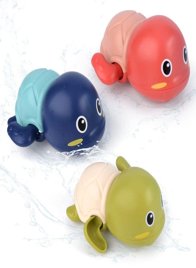 TECH LOGO ELECTRONICS Floating Turtle & Boat Fun Bath Toys for Kids, Water Play Baby Toy for Boys & Girls,Swimming Bath Toys for Baby Boys and Girl (Multi) (Turtle, 1) - Image 1