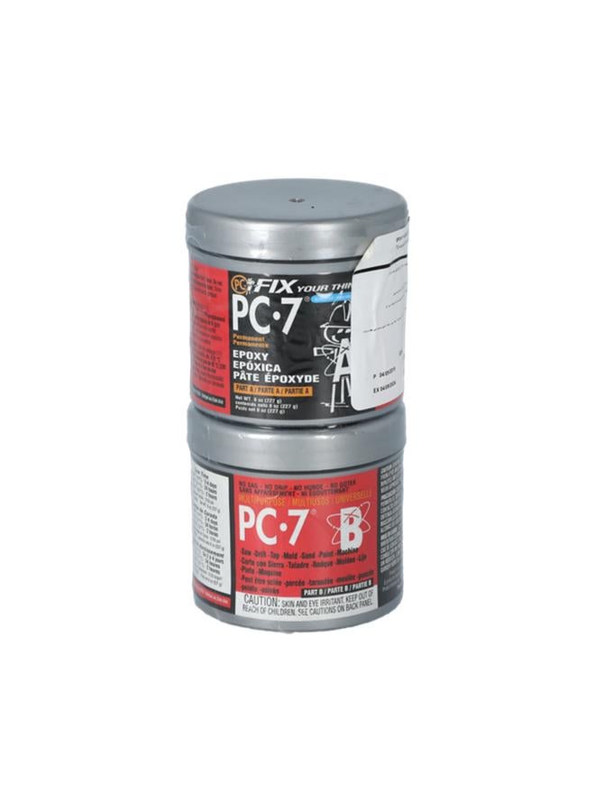 PC-7 Two-Part Heavy Duty Multipurpose Epoxy Paste Grey and Black 8oz
