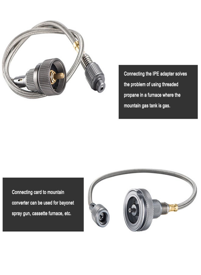 CAMPINGMOON Z17 Outdoor Burners Extension Tube Stoves Accessories Split Burners Extension Adapter Flat Gases Tanks Connection Wire 100 - Image 4