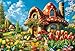 Mulic 300 Piece Puzzles for Adults Kids Easter Puzzles Mushroom House Easter - Image 2