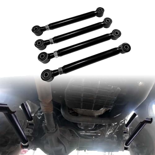 BST BSSP Adjustable 0-6" Lift Front Control Arms Compatible with 1994-2009 Dodge Ram 1500 2500 3500 4x4 Tubular Upper & Lower Suspension Control Arm Kit - Image 2