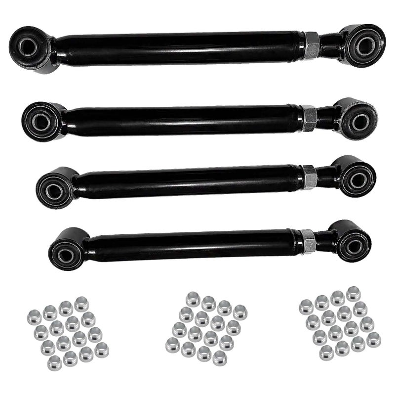BST BSSP Adjustable 0-6" Lift Front Control Arms Compatible with 1994-2009 Dodge Ram 1500 2500 3500 4x4 Tubular Upper & Lower Suspension Control Arm Kit - Image 1