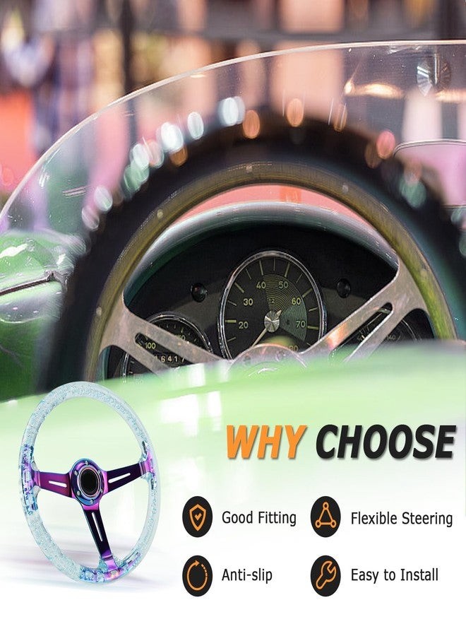 VOONKE Universal Racing/Golf Steering Wheel, Acrylic Round Steering Wheel (transparently) - Image 5