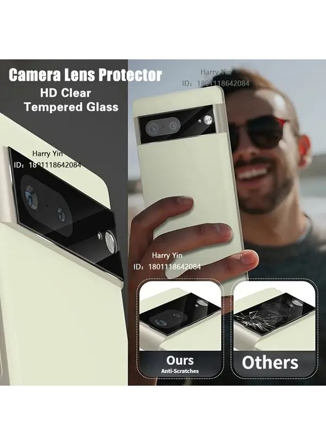2PCS Black Lens Film For Google Pixel 9 Tempered Glass Rear Camera Protective Film - Image 5