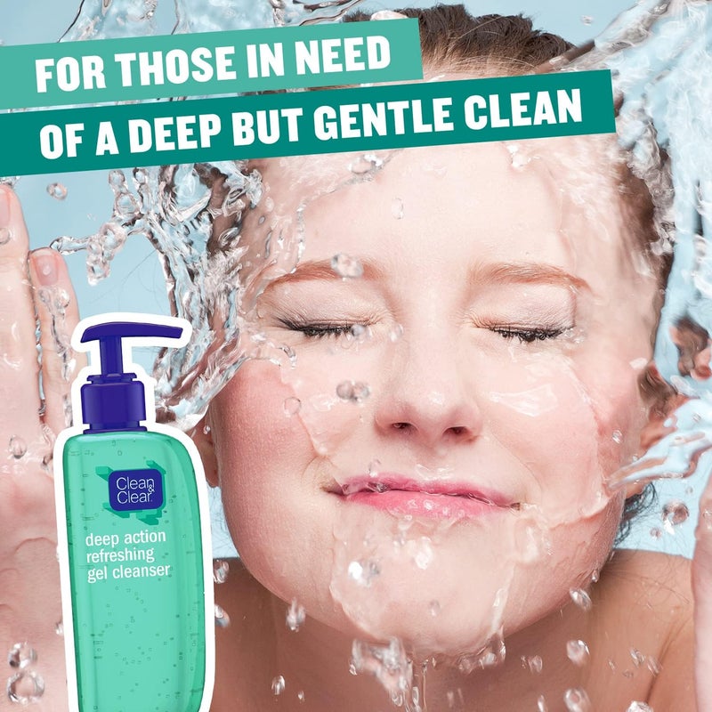 Clean & Clear Gel Cleanser Deep Action Refreshing 150Ml - Image 4