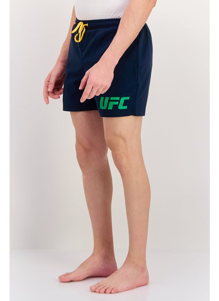 Ufc - Men Brand Logo Board Short, Navy - Image 1