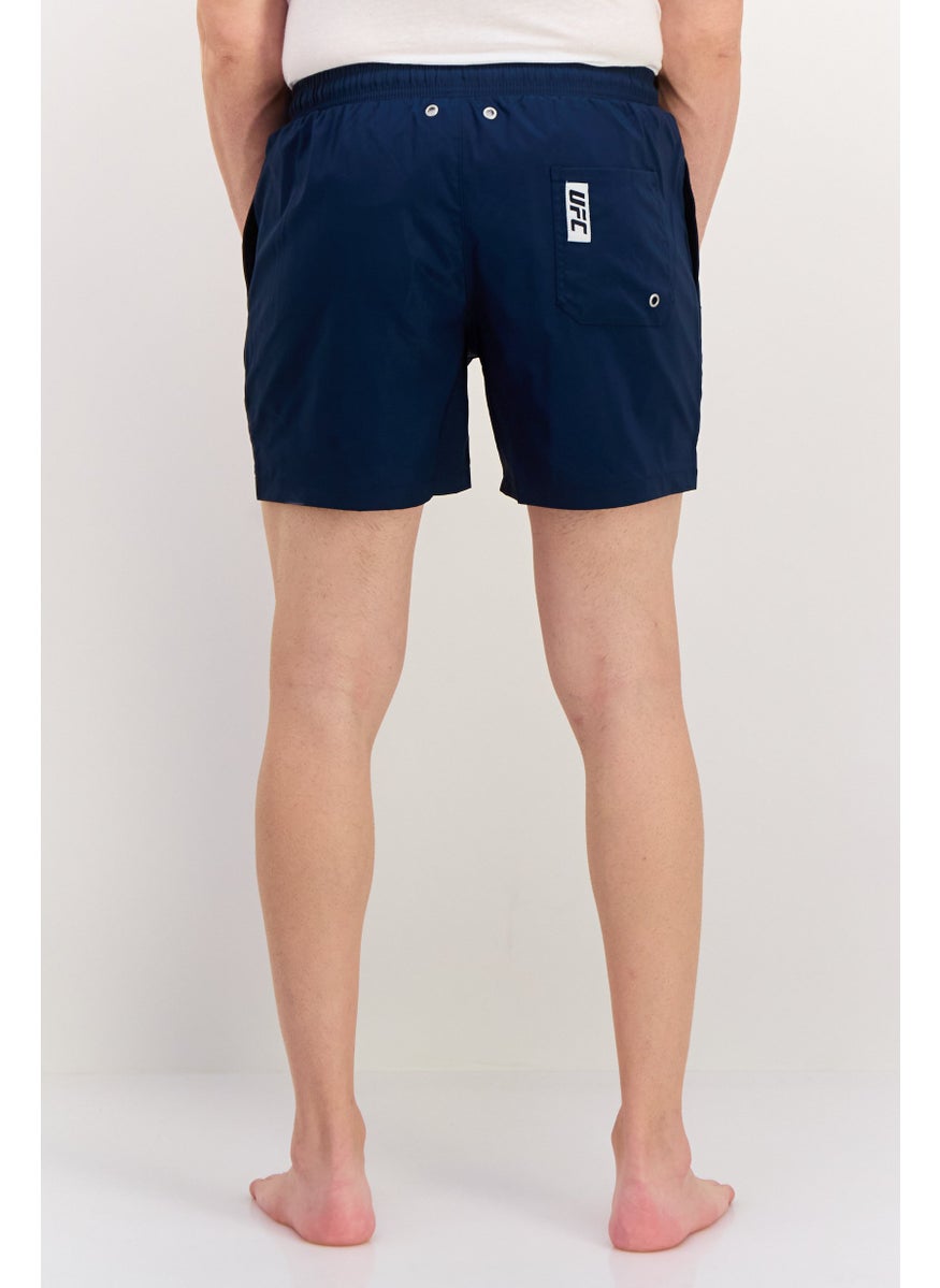 Ufc - Men Brand Logo Board Short, Navy - Image 1