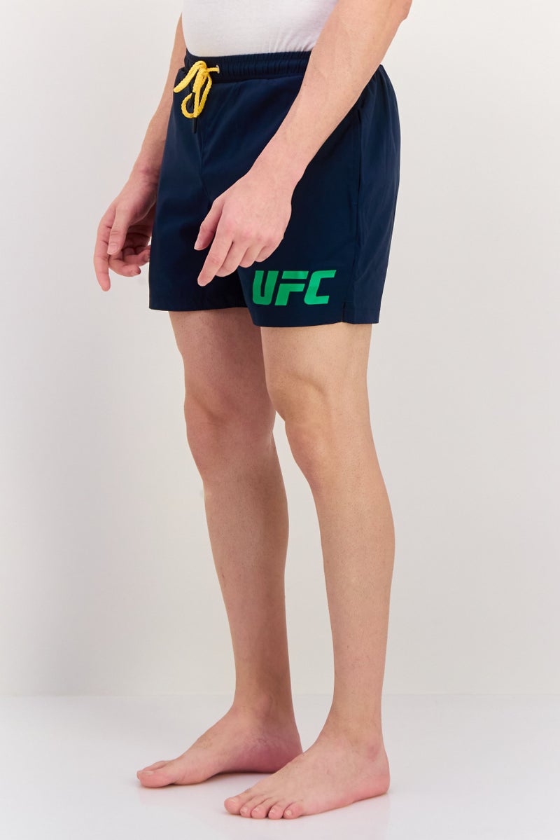 Ufc Men Brand Logo Board Shorts, Navy - Image 3