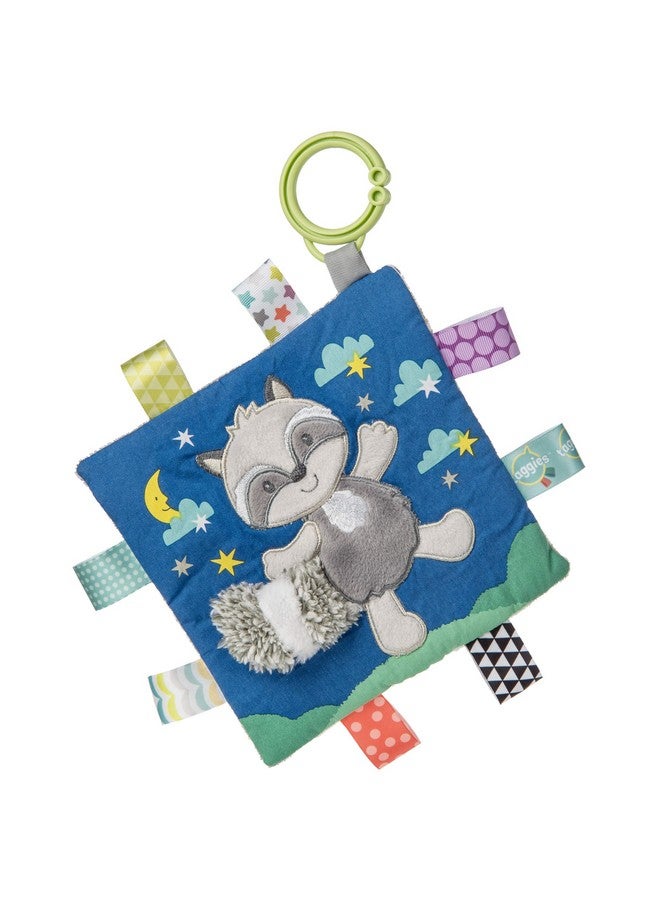 Taggies Soothing Sensory Crinkle Me Toy with Baby Paper and Squeaker, Harley Raccoon, 6.5 x 6.5-Inches - Image 1