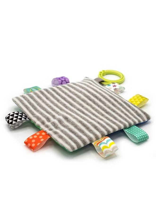 Taggies Soothing Sensory Crinkle Me Toy with Baby Paper and Squeaker, Harley Raccoon, 6.5 x 6.5-Inches - Image 3