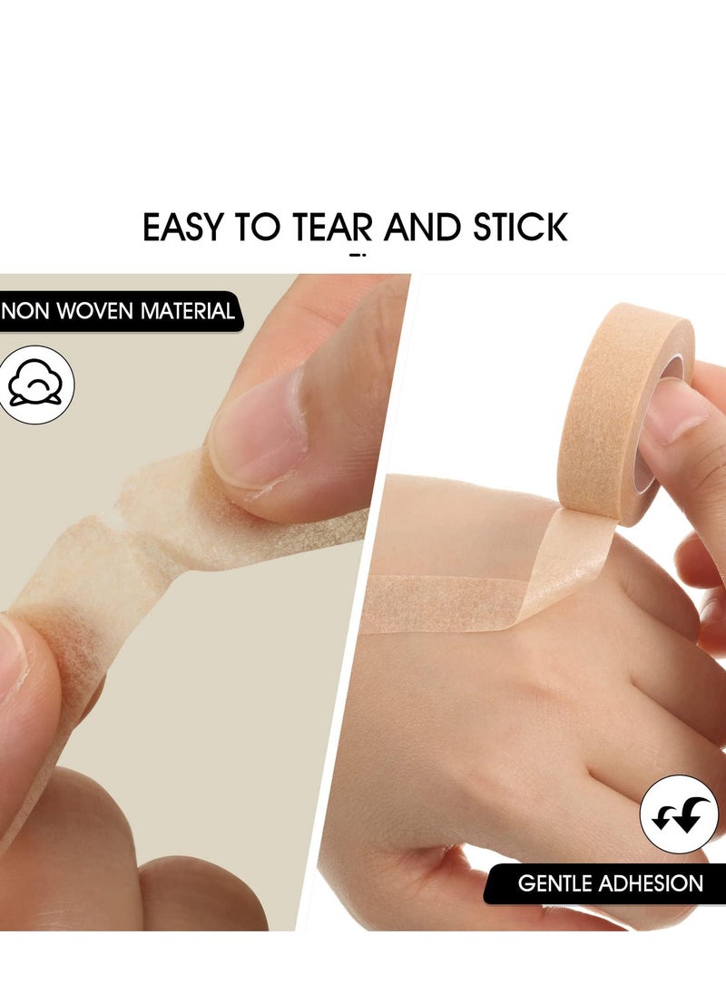 VIUAUAX 6 Rolls Flexible Skin Tape Breathable Nose Tape Self Adhesive Gauze Tape for Wound Injuries Swelling Sports, 0.5 Inch x 10 Yards  - Image 5