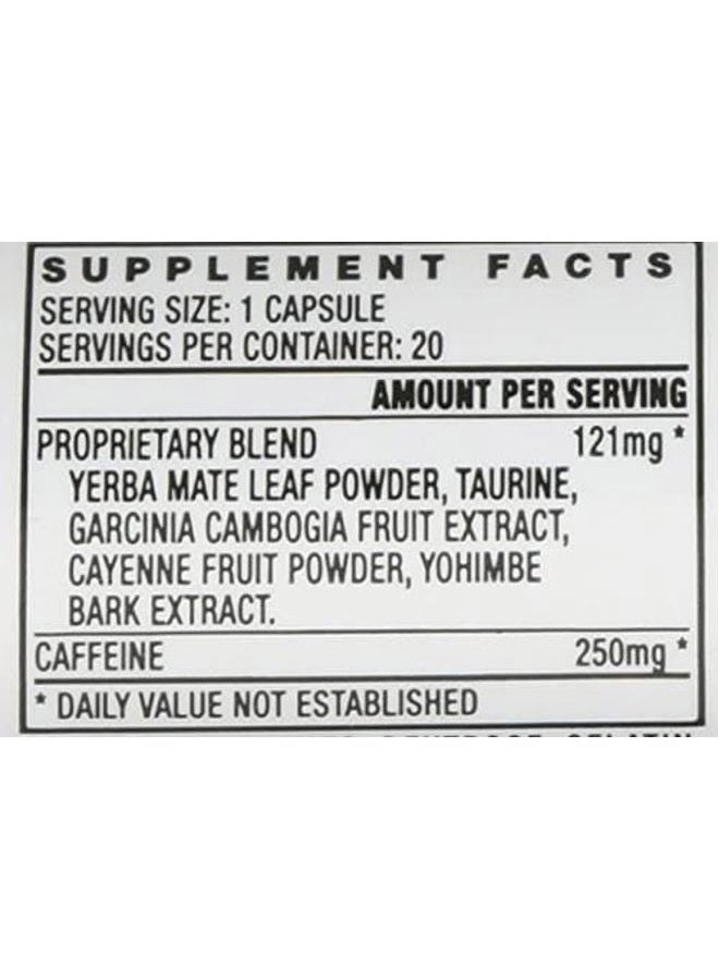 STACKER 2 Black Jax Good Luck Energy Extreme Energizer Dietary Supplement 20ct Capsules/Bottle (Lot of 6 X) = 120 Capsules - Image 3