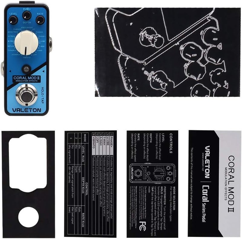 Valeton Coral Mod II Modulation Effects Pedal - Image 5