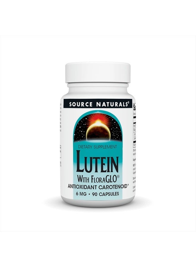 Source Naturals Lutein with FloraGLO, Antioxidant Carotenoid* - 6 mg, 90 Capsules - Image 1