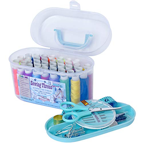 colored bird Sewing kit Sewing Thread Sewing Supplies Family Repair Kit Traveler Sewing Project kit DIY Sewing Supplies Organizer - Image 2