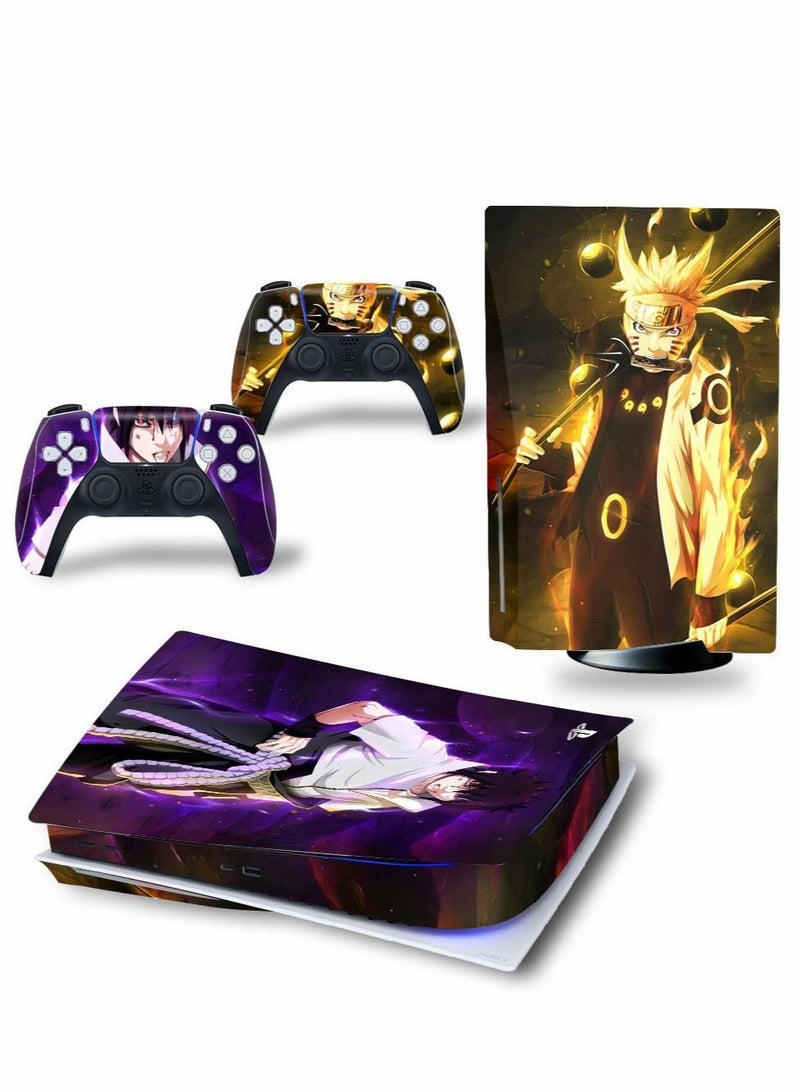 Captaintech Skin for PlayStation 5 Disc Edition, Sticker for PS5 Vinyl Decal Cover for Playstation 5 Controller - Image 1