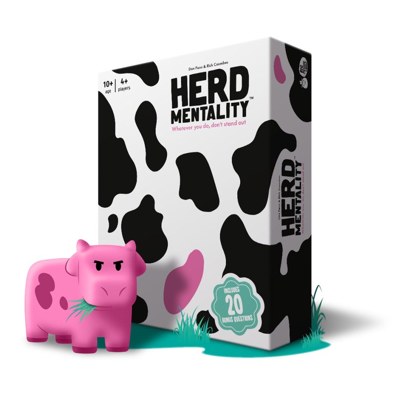 BIG POTATO Herd Mentality Udderly Funny Family Board Game  Easy  Fun for Big Groups of 420 Players  Includes 20 Extra Exclusive Questions - Image 2