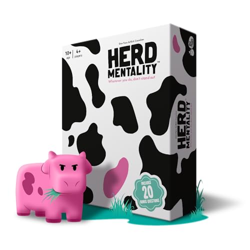 BIG POTATO Herd Mentality Udderly Funny Family Board Game  Easy  Fun for Big Groups of 420 Players  Includes 20 Extra Exclusive Questions - Image 1