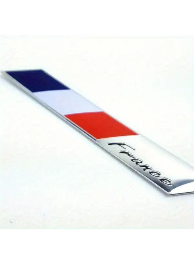 France Flag Car Stickers 2pcs Self Adhesive Decals For Bumper Window Body - Image 1