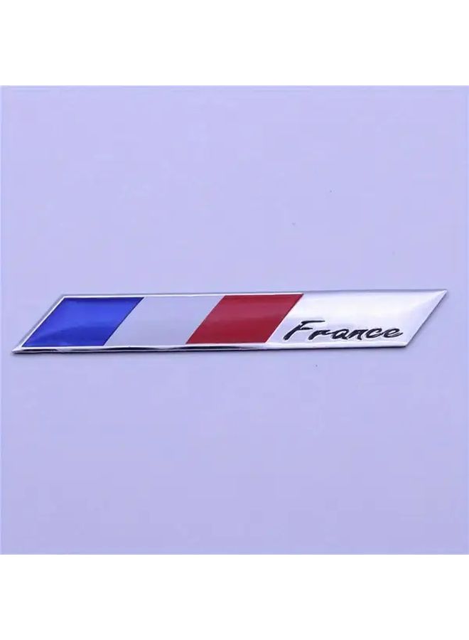 France Flag Car Stickers 2pcs Self Adhesive Decals For Bumper Window Body - Image 3