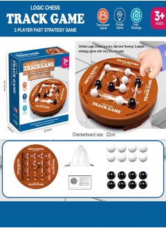 Logic Chess Track Game,2-Player Fast Strategy Game,Fun Table Top Game for Kids & Adults, Family Party Games