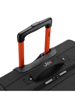 Jeep The Jeep Softcase 2-Wheel Duffle Luggage Trolley Suitcase 82cm, 3.20kg, 96L - Grey, Large  - Image 4