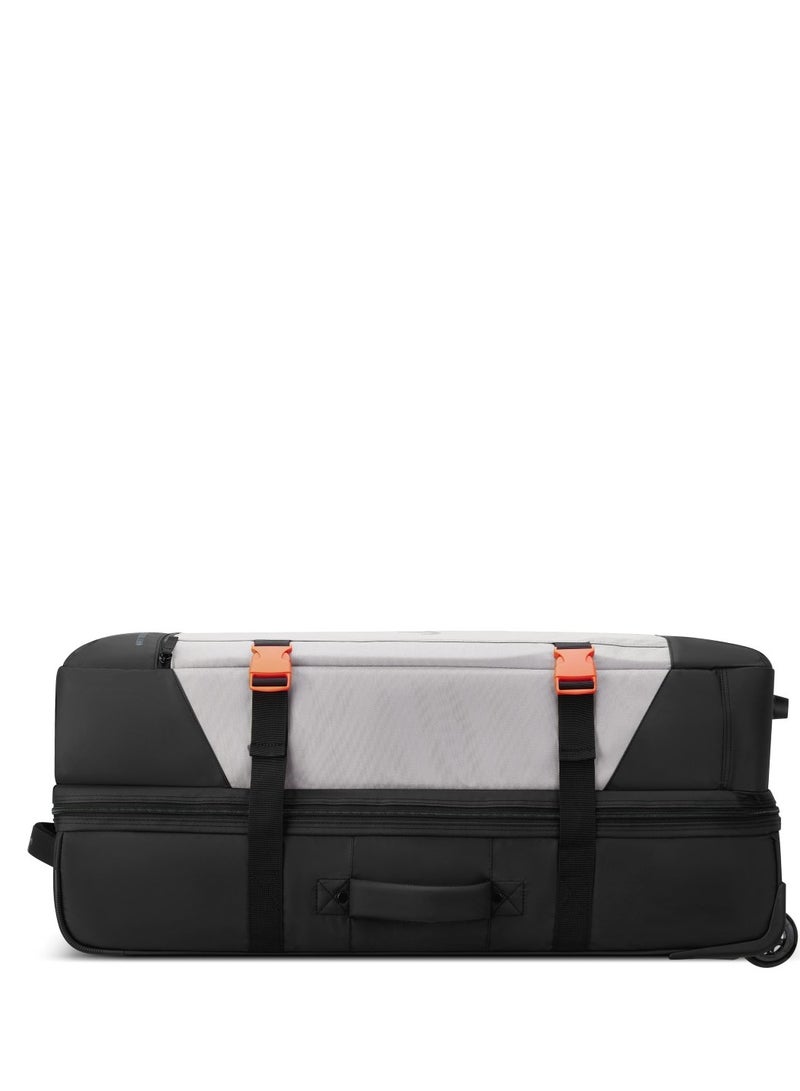 جيب حقيبة سفر جيب سوفت كيس بعجلتين على شكل دفل، 82 سم، 3.20 كجم، 96 لتر - رمادي، كبيرة - Image 2