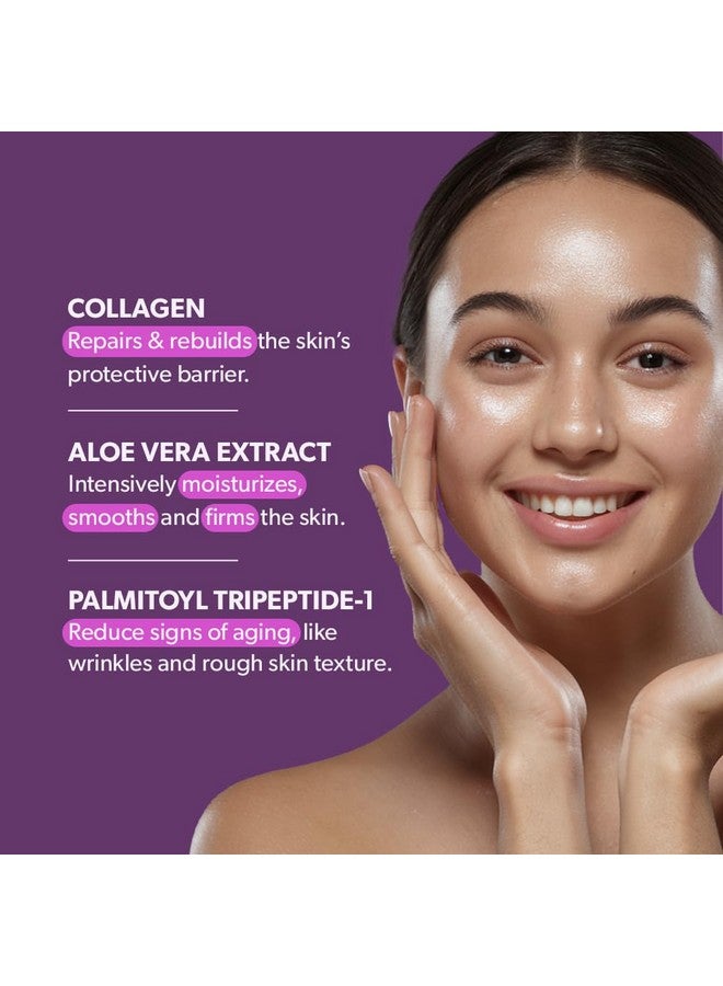 Twasa Collagen Peptide Serum Face Wash For Hydrating Skin, Fight Signs of Skin Aging, Reduce Fine Lines & Wrinkles, Paraben - Sulphate Free - 100ml - Image 4