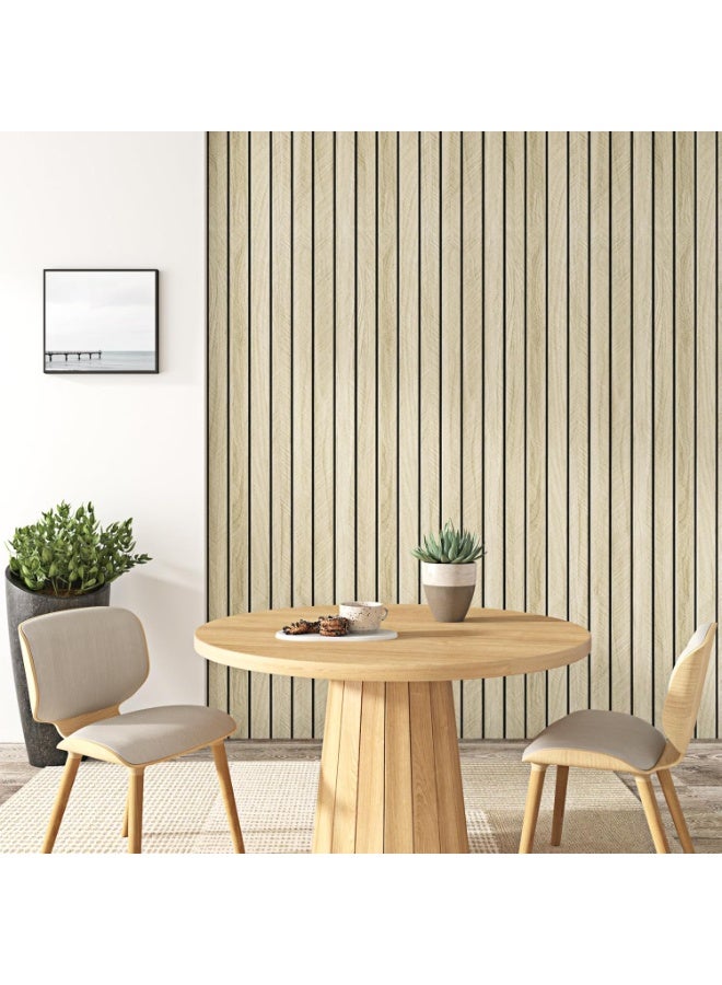 موثوقية التنبؤ ورق حائط من خشب البلوط قابل للنزع واللصق ورق لاصق ذاتي التماس زخرفي لخزائن المطبخ شرائح خشبية صناعية للجدران ورق حائط زخرفي مناسب للشقق لغرفة النوم - Image 5